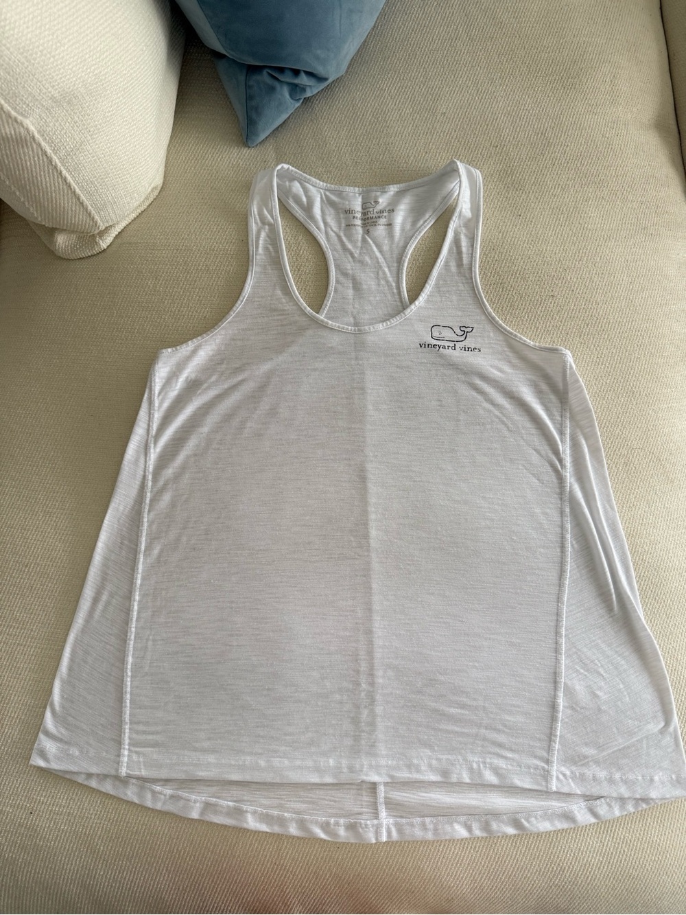 Vineyard Vines Women's White Performance Tank
